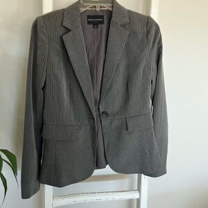 (SOLD) Banana Republic Charcoal Pinstripe Blazer